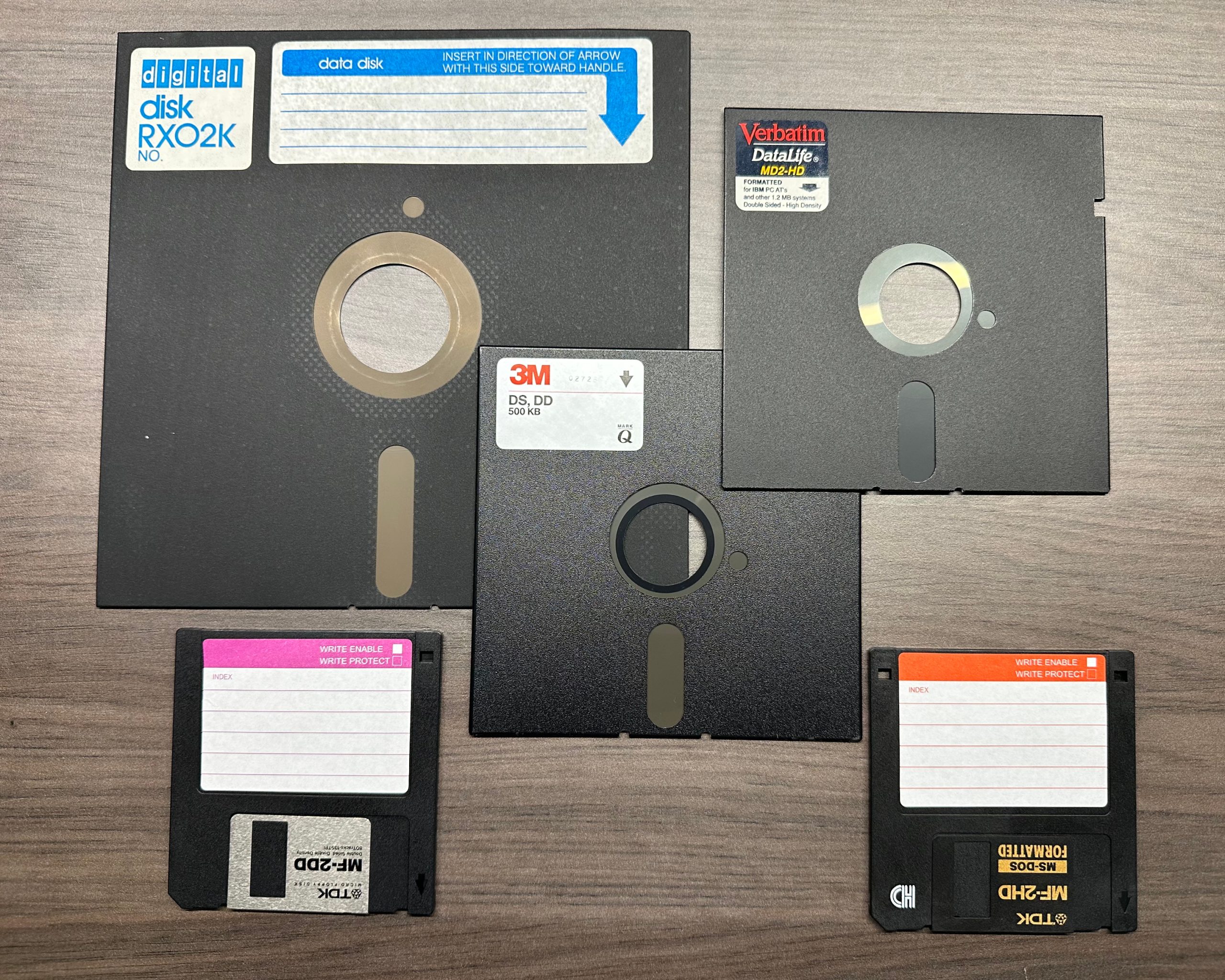 Floppy’s en diskettes